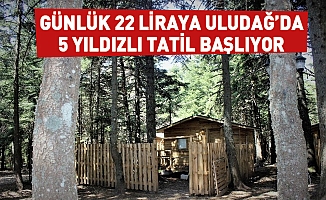 Günlük 22 liraya Uludağ’da 5 yıldızlı tatil başlıyor
