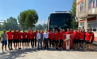 İnegölspor play- off için Antalya' ya hareket etti