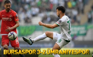 Bursaspor 3-2 Ümraniyespor