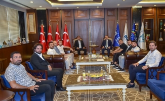 İnegölspor'dan Başkan Aktaş'a ziyaret