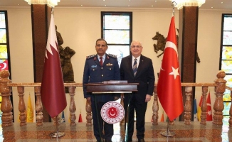 Bakan Güler, Katar Genelkurmay Başkanı Al-Nabet ile görüştü