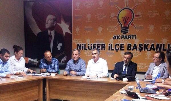 Ak Parti Nilüfer İlçe Yönetimi Toplandı