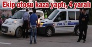 İnegöl'de Polisler Kaza yaptı!