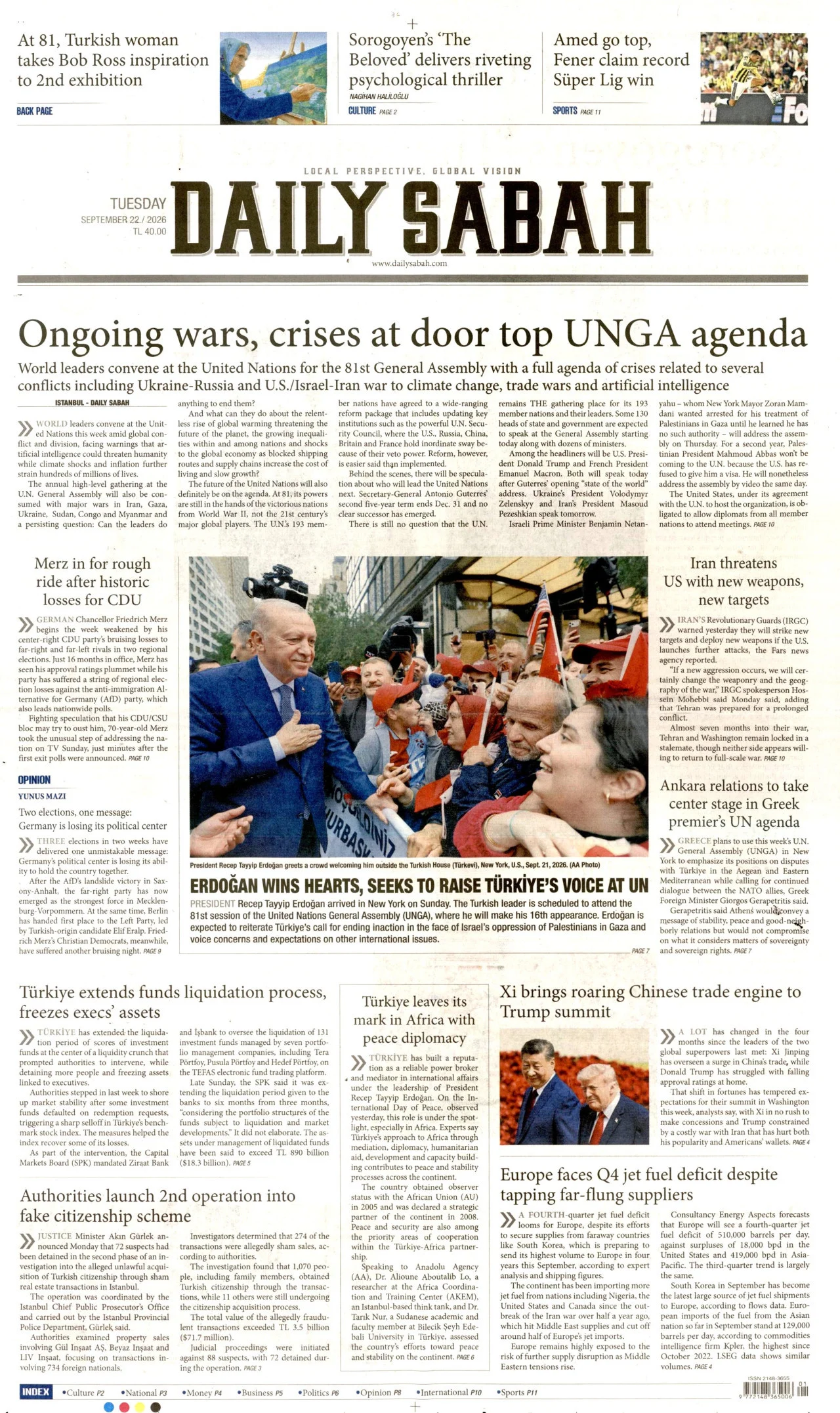 Daily Sabah Bugun