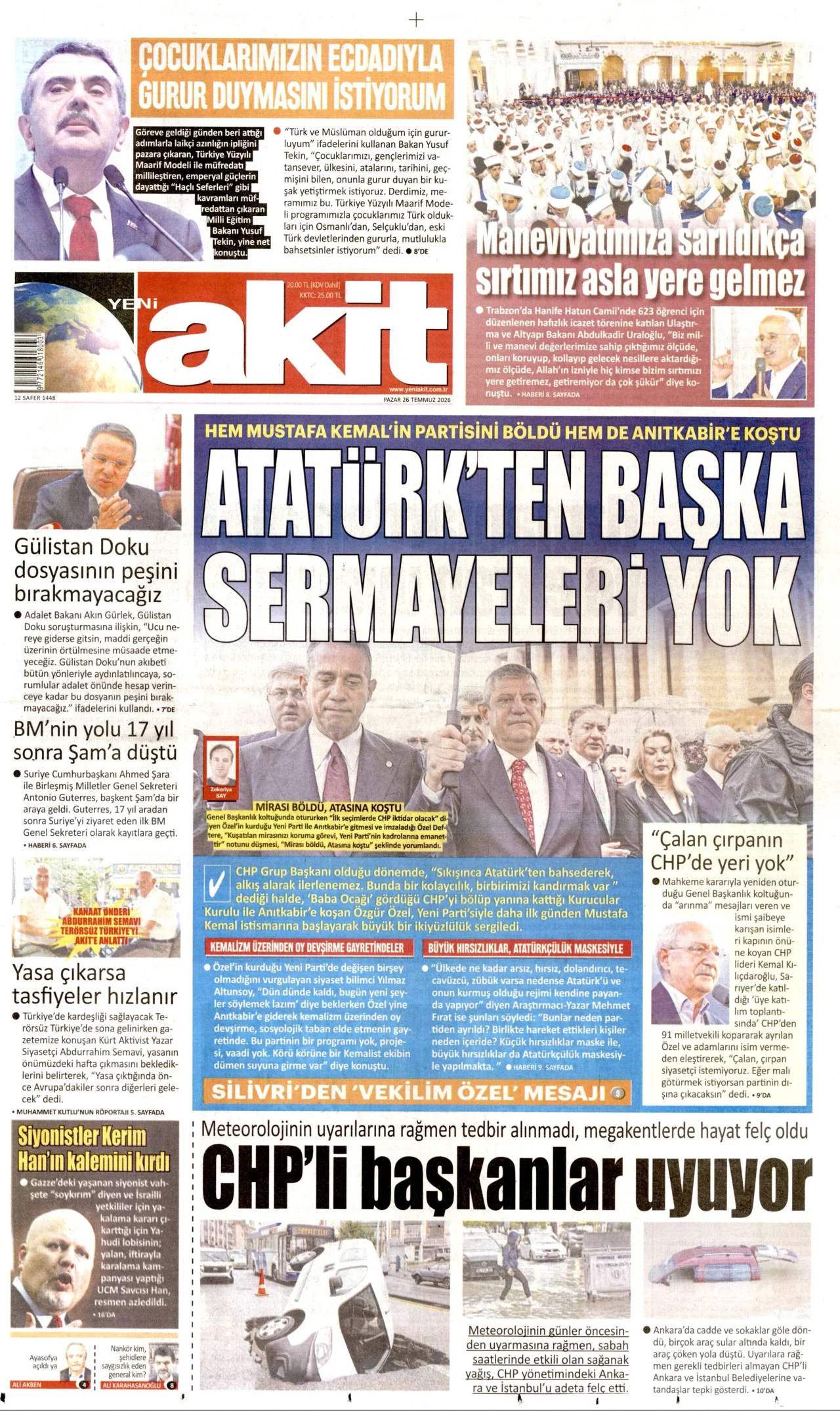 Yeni Akit Bugun