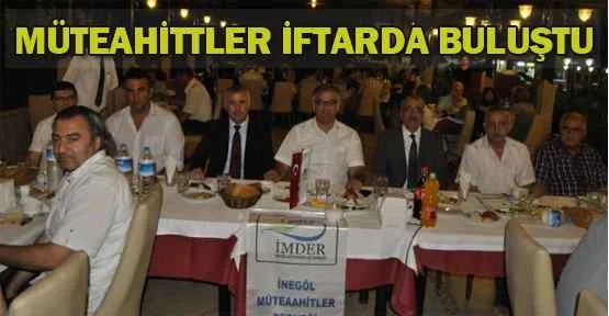 Müteahhitler, İftar Yemeğinde Buluştu