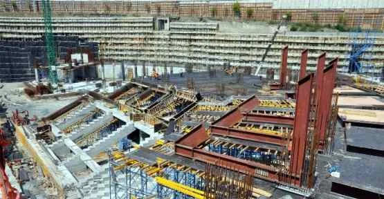 Vodafone Arena’nın Inşaatı Sürüyor