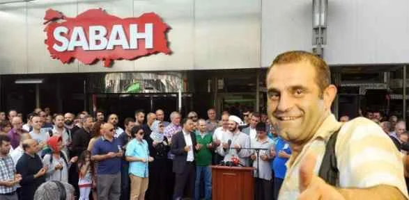 Sabah Gazetesinde "acı" Tören