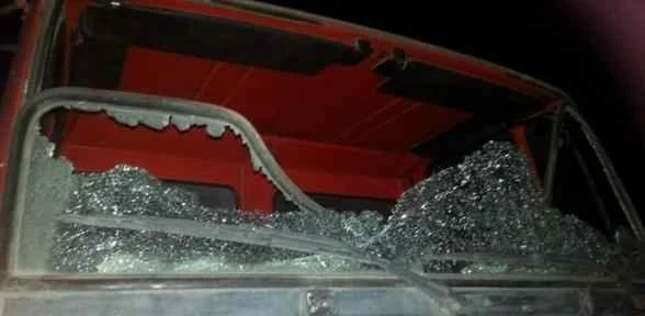 Yangına Giden Itfaiyeye Meydan Dayağı
