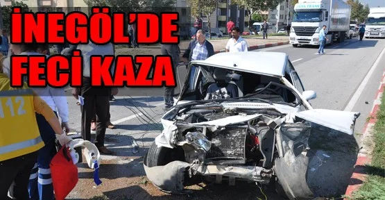 İnegöl'de Zincirleme Trafik Kazası: 1 Yaralı