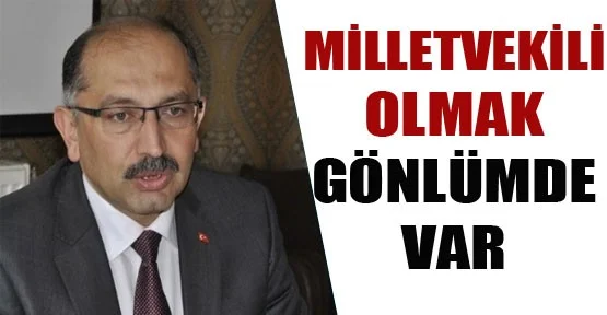 “Vekil olmak gönlümde var“