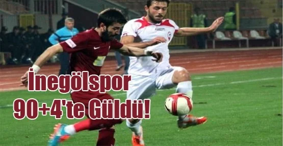 İnegölspor 90+4'te Güldü!