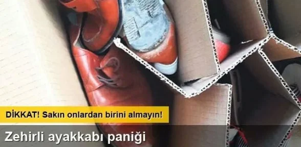 Bakan Doğruladı: “zehirli Ayakkabılar Iç Pazarda“