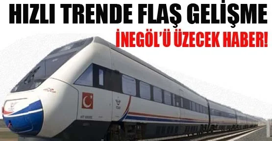 Hızlı Trende Flaş Gelişme!