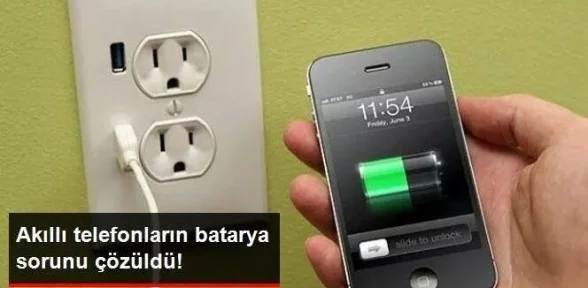 Akıllı Telefonların Batarya Sorunu Çözüldü!