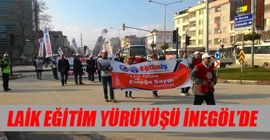 Laik eğitim yürüyüşü İnegöl'de