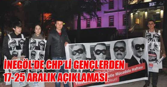 CHP'li Gençlerden 17-25 Aralık Açıklaması