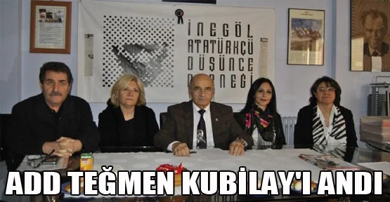 ADD, Teğmen Kubilay'ı Andı