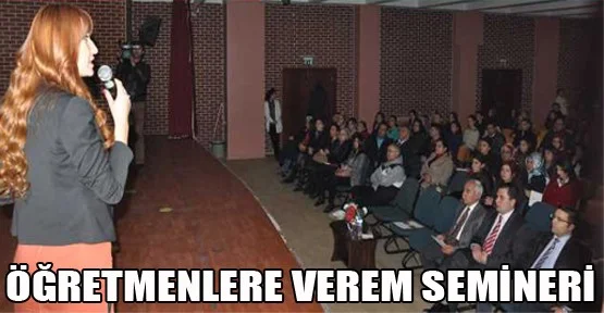 İnegöl'de Öğretmenlere Verem Konulu Seminer Verildi