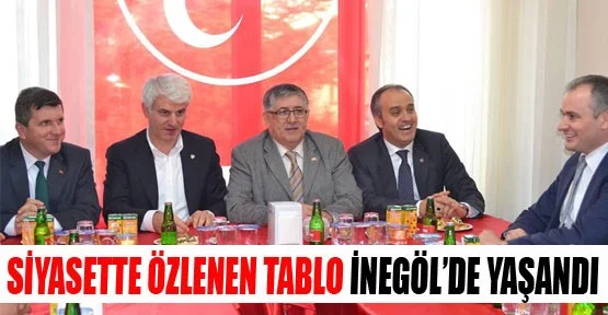 Siyasette özlenen tablo İnegöl'de yaşandı‏