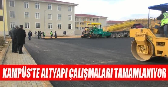 Kampüsün Eksikleri Tamamlanıyor