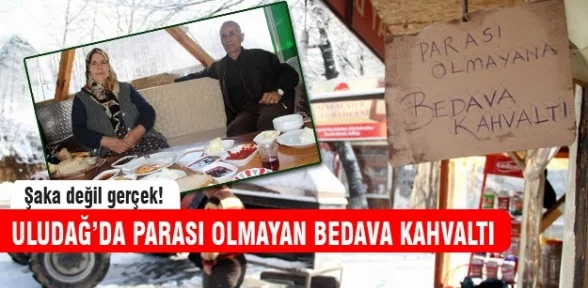Parası olmayana bedava organik kahvaltı