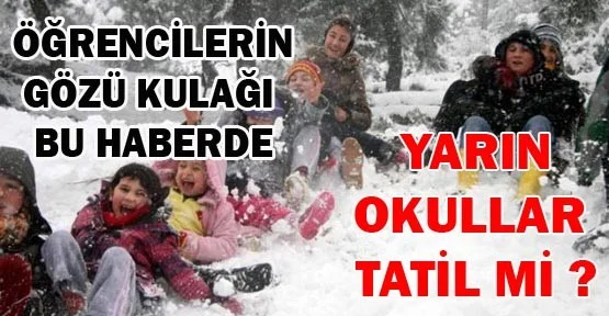 İnegöl'de Perşembe günü okullar tatil mi?