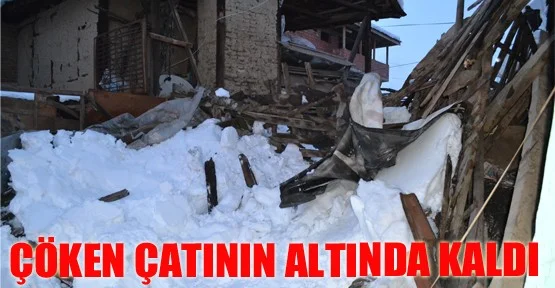 Çöken Çatının Altında Kaldı