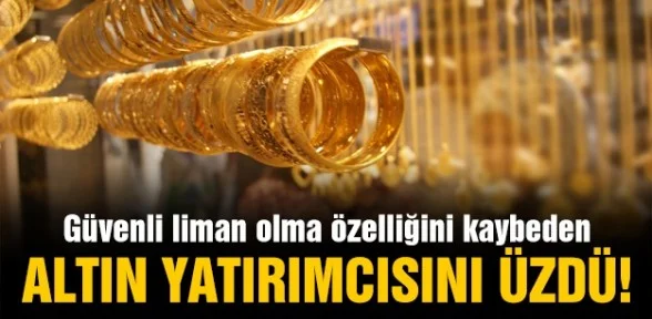 Altın yatırımcısını üzdü