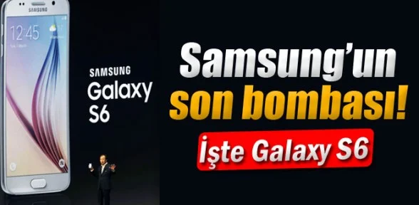 İşte Samsung'un yeni amiral gemisi Galaxy S6