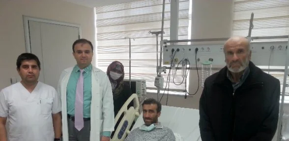 Babasının böbreğiyle hayat buldu