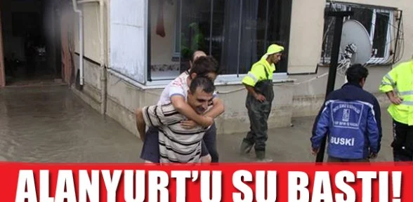 Alanyurt'u Su Bastı!