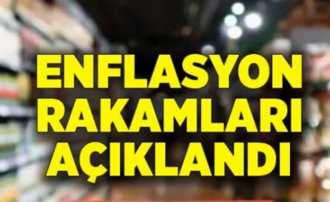 Enflasyon rakamları açıklandı