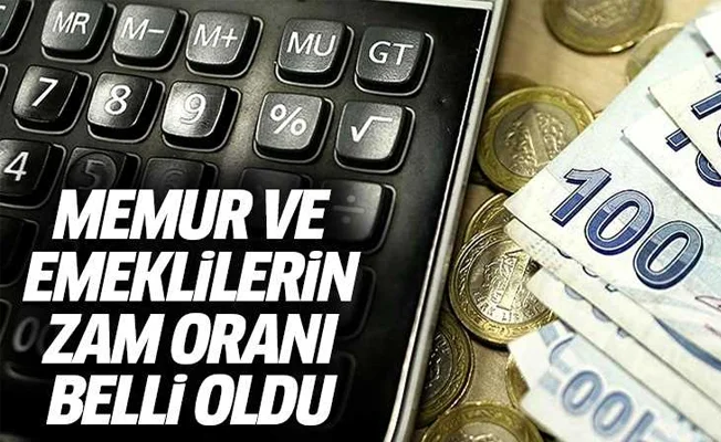 Memur ve emeklinin zam oranı belli oldu!