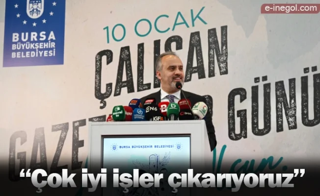 Başkan Aktaş: Çok iyi işler çıkarıyoruz