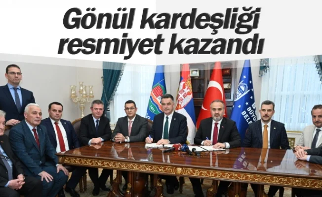 Gönül kardeşliği resmiyet kazandı