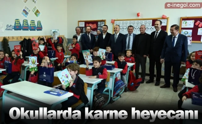 Okullarda karne heyecanı