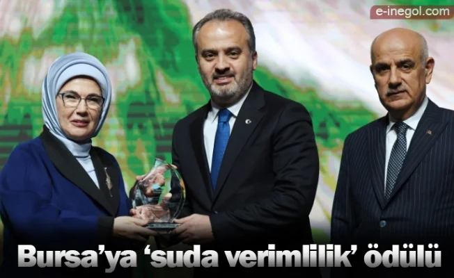 Bursa’ya ‘suda verimlilik’ ödülü