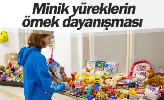 Minik yüreklerin örnek dayanışması