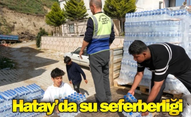 Hatay’da su seferberliği