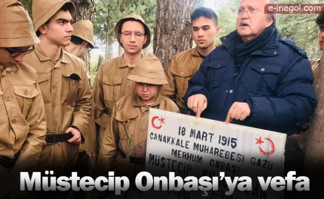 Müstecip Onbaşı’ya vefa