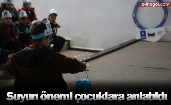 Suyun önemi çocuklara anlatıldı