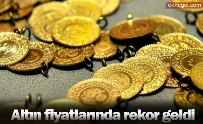 Altın fiyatlarında rekor geldi