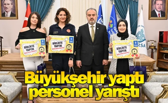 Büyükşehir yaptı, personel yarıştı