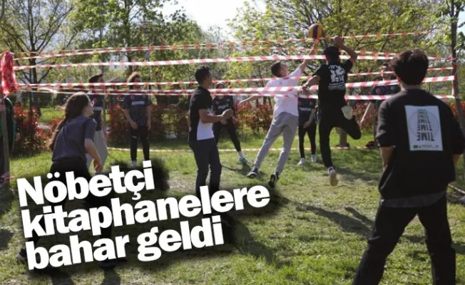 Nöbetçi kitaphanelere bahar geldi