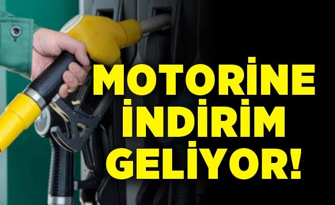 Motorine indirim geliyor