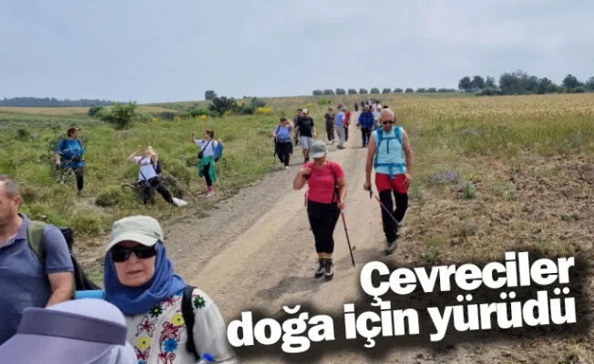 Çevreciler doğa için yürüdü
