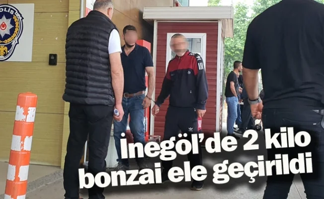 İnegöl'de 2 kilo bonzai ele geçirildi
