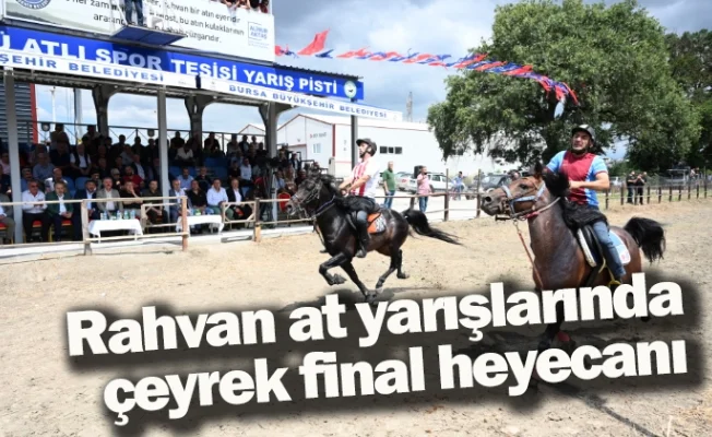 Rahvan at yarışlarında çeyrek final heyecanı
