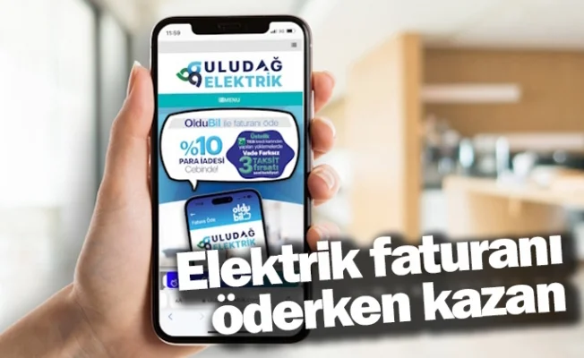 Elektrik faturanı öderken kazan